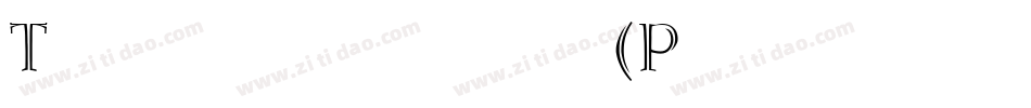 Tribeca (Plain)001.001字体转换